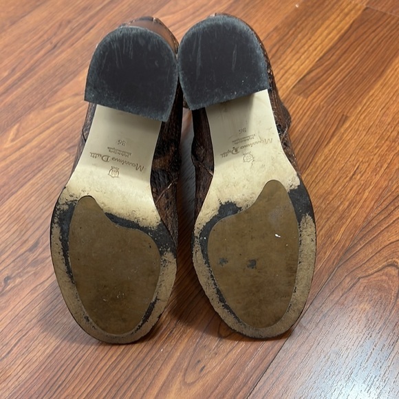 Massimo Dutti Snake Print Ankle Boots Sz 36 / US 6 - Picture 7 of 7